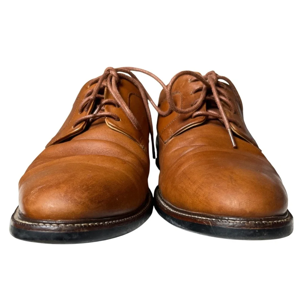 Cole Haan Brown Leather Cap Toe Oxford‎ Shoes Men's 8.5M Classic Dress StyleM